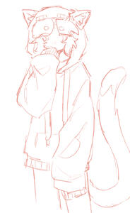 halfbody sketch