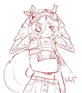 halfbody sketch