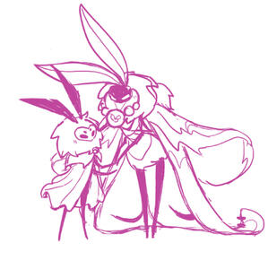 fullbody sketch bug +1 character