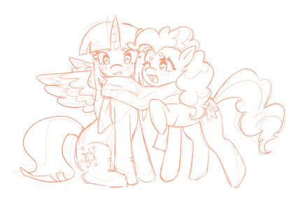 fullbody sketch pony +1 character