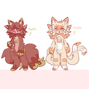 fullbody flat furry +1 character