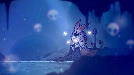 fullbody rendered bug (drawn background)